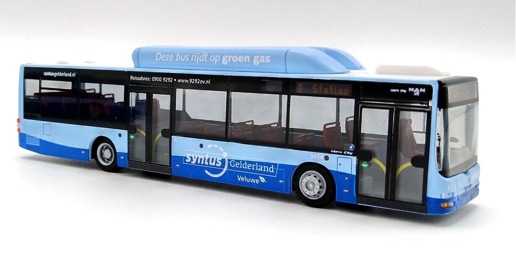Rietze 72747.3 MAN Lion’s City CNG Syntus Veluwe 5414, In der Herrnau 1 D-90518 Altdorf, Rietze, Rietze Automodelle GmbH, Nieuw