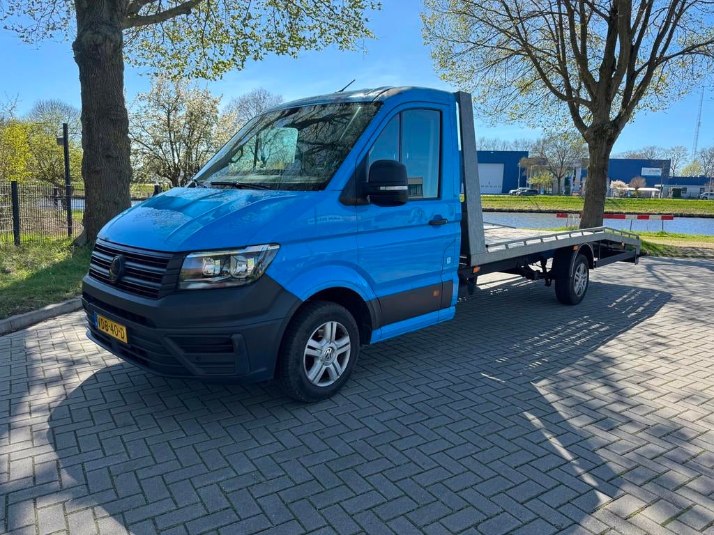 Volkswagen Crafter 35 2.0 TDI L4 Oprijwagen!, Auto's, Voorwielaandrijving, Gebruikt, Euro 6, 4 cilinders