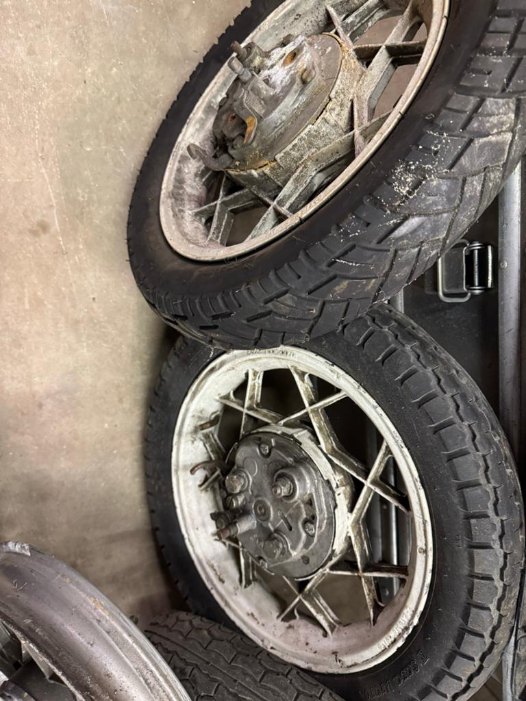 Gilera voor- en achterwielen - Gebruikt, Motoren, Ophalen, Gebruikt
