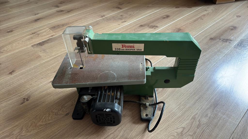 Ferm 330 mm Decoupeerzaag - Gebruikt, Minder dan 30 mm, Gebruikt, Decoupeerzaag, Ophalen of Verzenden