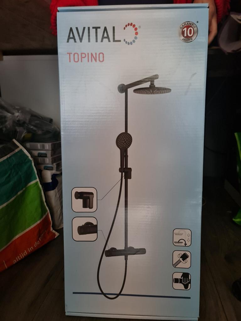 Avital Topino Douchesysteem met Thermostaat - Nieuw, Ophalen of Verzenden, Nieuw, Douche