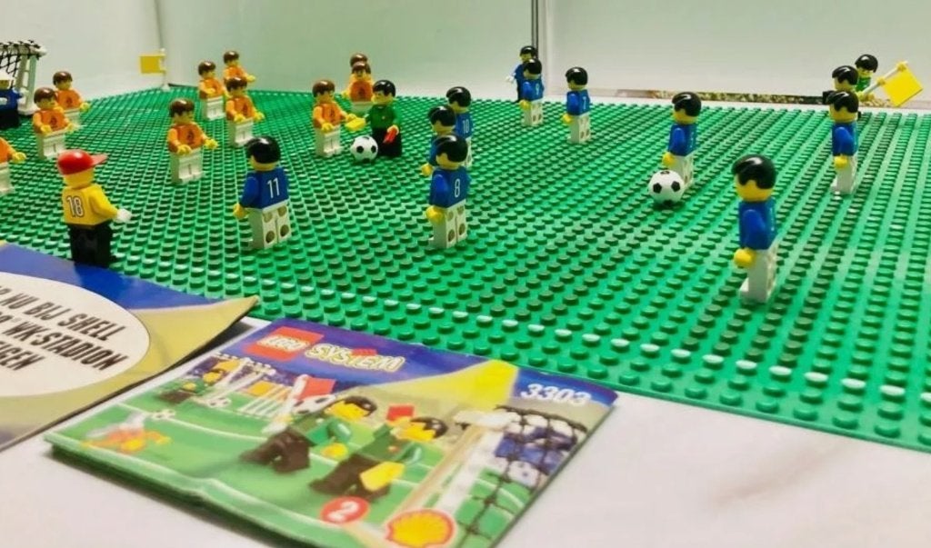 Lego Voetbal Nederlands Elftal Starters Set WK 1998, Overige thema's, Verzenden, Lego, Zo goed als nieuw