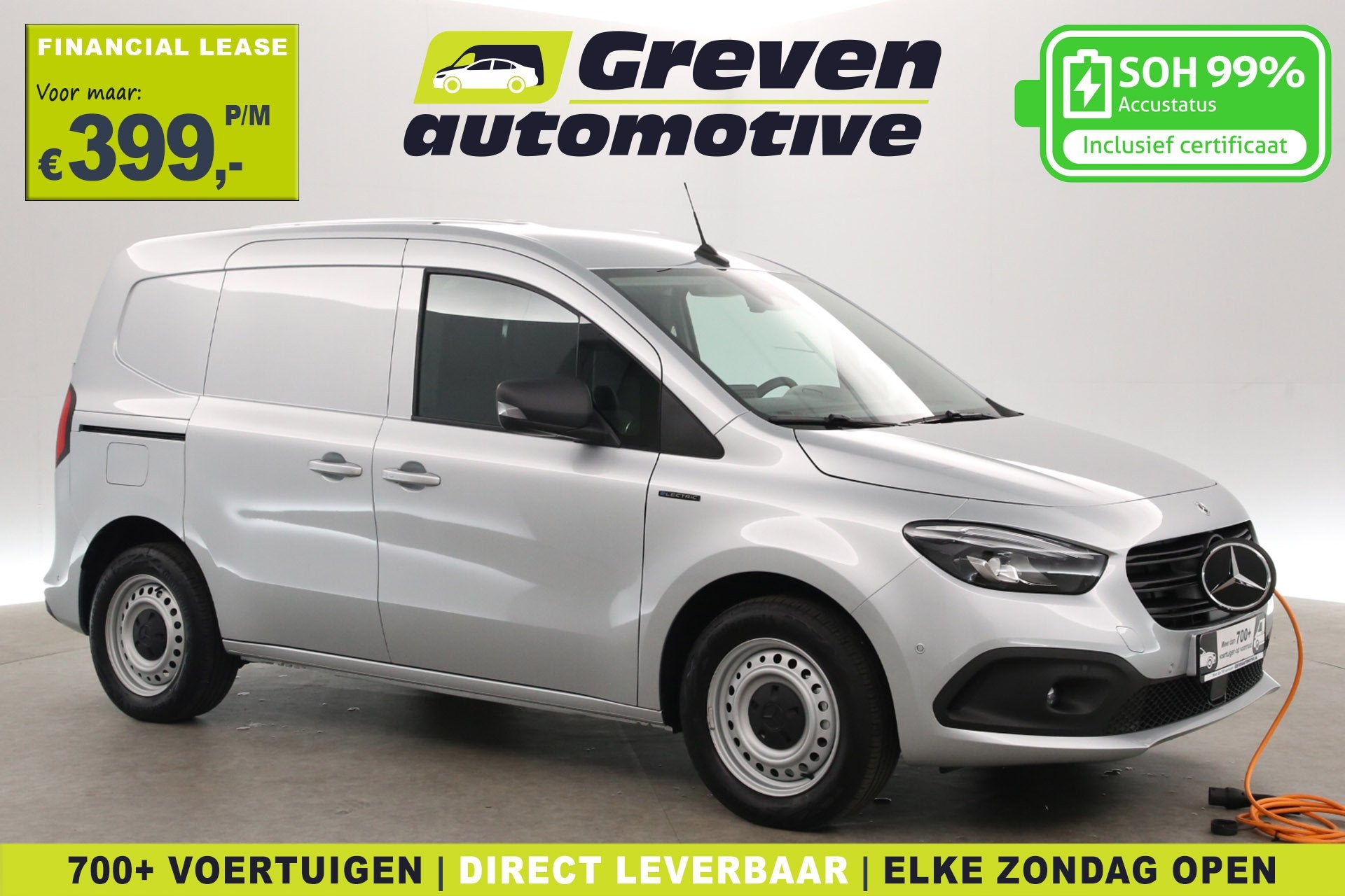 Renault Kangoo Mercedes-Benz eCitan Elektrisch 112 51 kWh |, Automaat, 45 kWh, 1595 kg, Renault