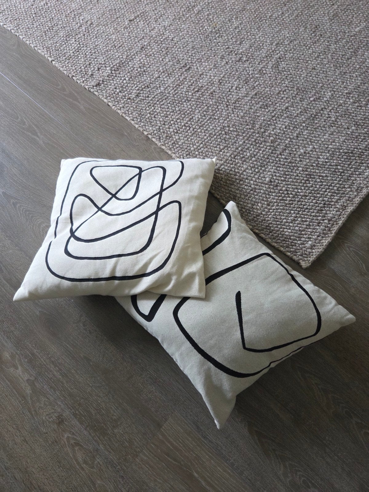 Kussens, Ophalen, Beige, Vierkant