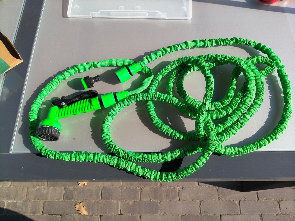 Lifa Garden Flexibele Tuinslang 15M met Sproeier, Ophalen of Verzenden, Nieuw, Tuinslang