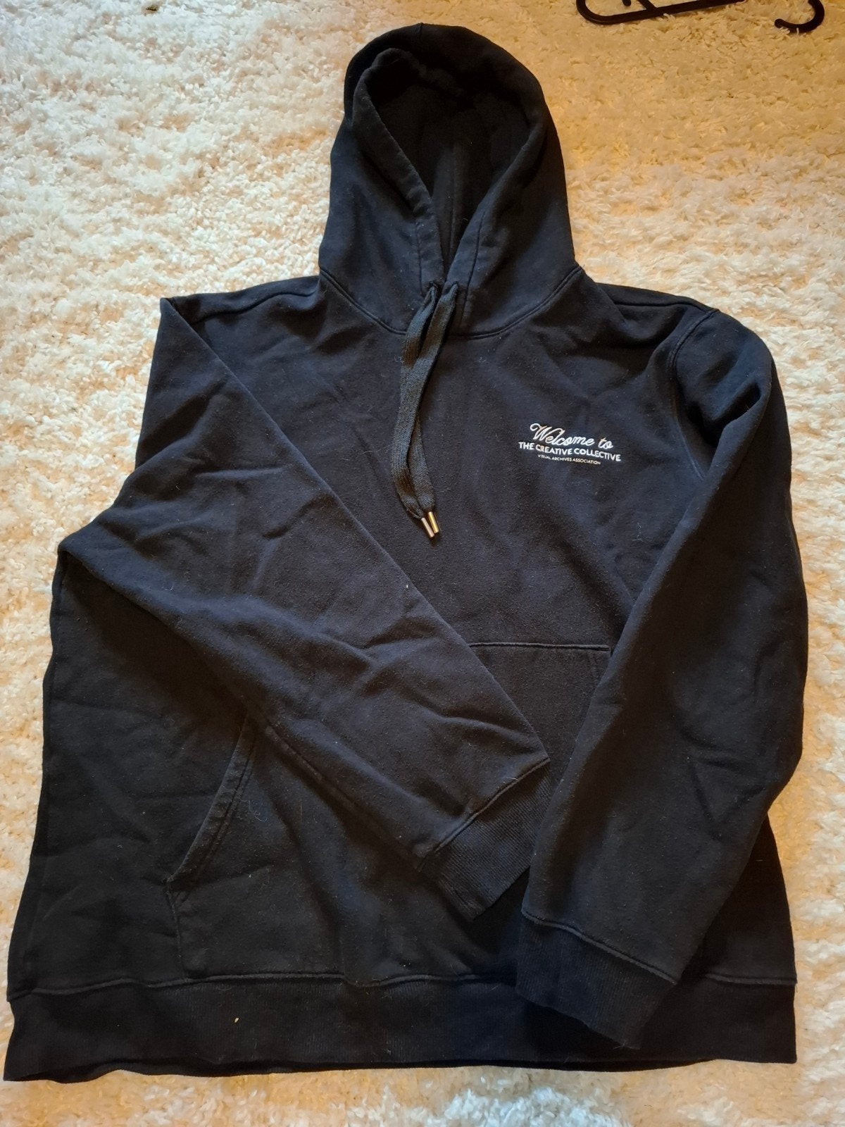 H&M Zwarte Hoodie XXL - The Creative Collective, Zwart, Maat 56/58 (XL), Ophalen of Verzenden, H&M