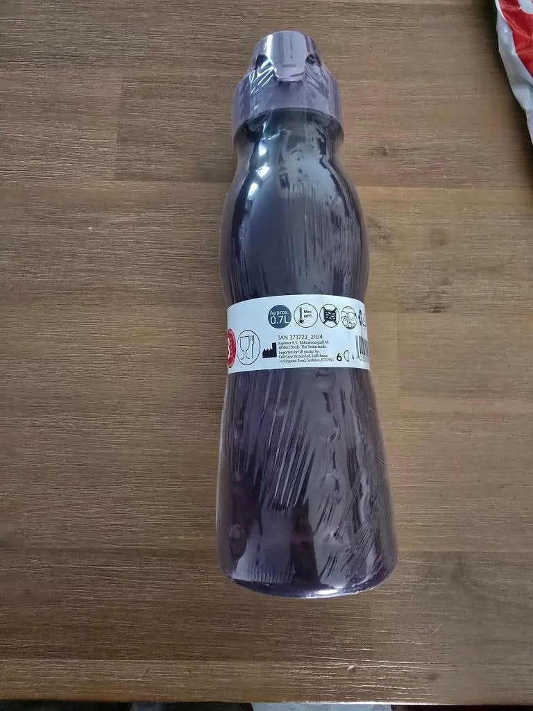 Nieuwe waterfles 0.7L - paars, Kunststof, Overige merken, Overige typen, Nieuw