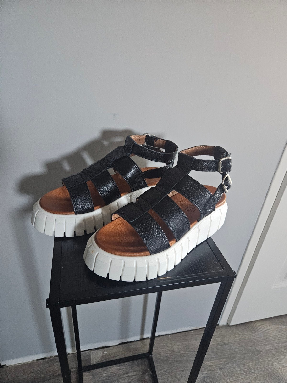 Sandalen maat 38  merk dwars DWRS, DWRS, Zwart, Nieuw, Sandalen of Muiltjes