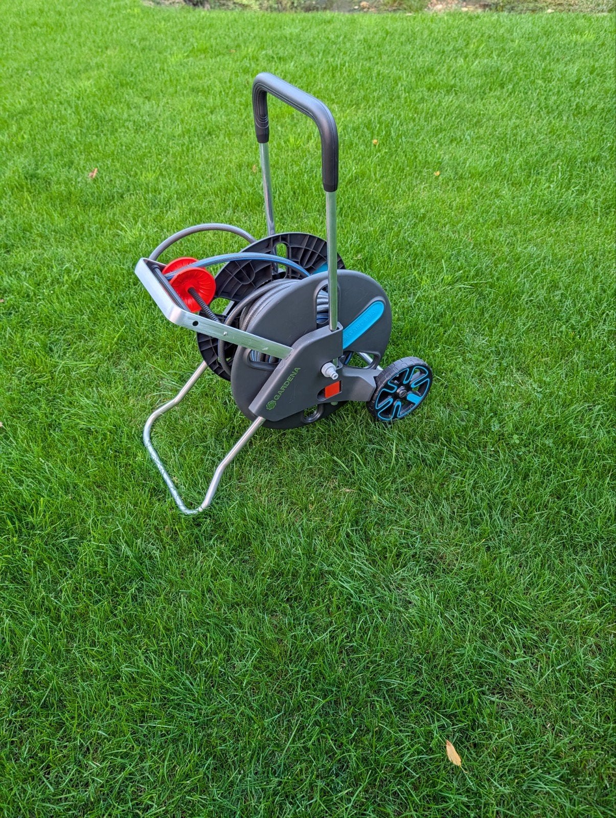 Nieuwe Gardena Slang Trolley 25m Tuinslang en Koppelstukk, Tuin en Terras, Ophalen of Verzenden, Nieuw, Tuinslanghaspel