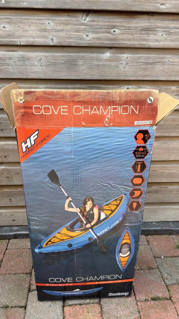 Inflatable Kayak 1-person – Hydro Force Cove Champion, Ophalen, Zo goed als nieuw