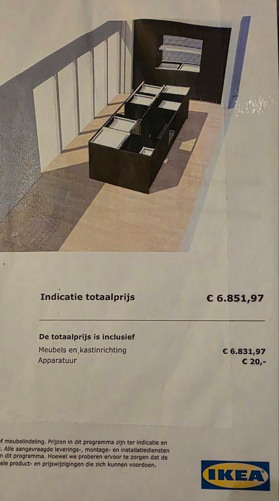 Nieuwe IKEA keuken met SINARP fronten - Ongeopend in doos, Huis en Inrichting, Ophalen, Nieuw, Wit, Overige typen