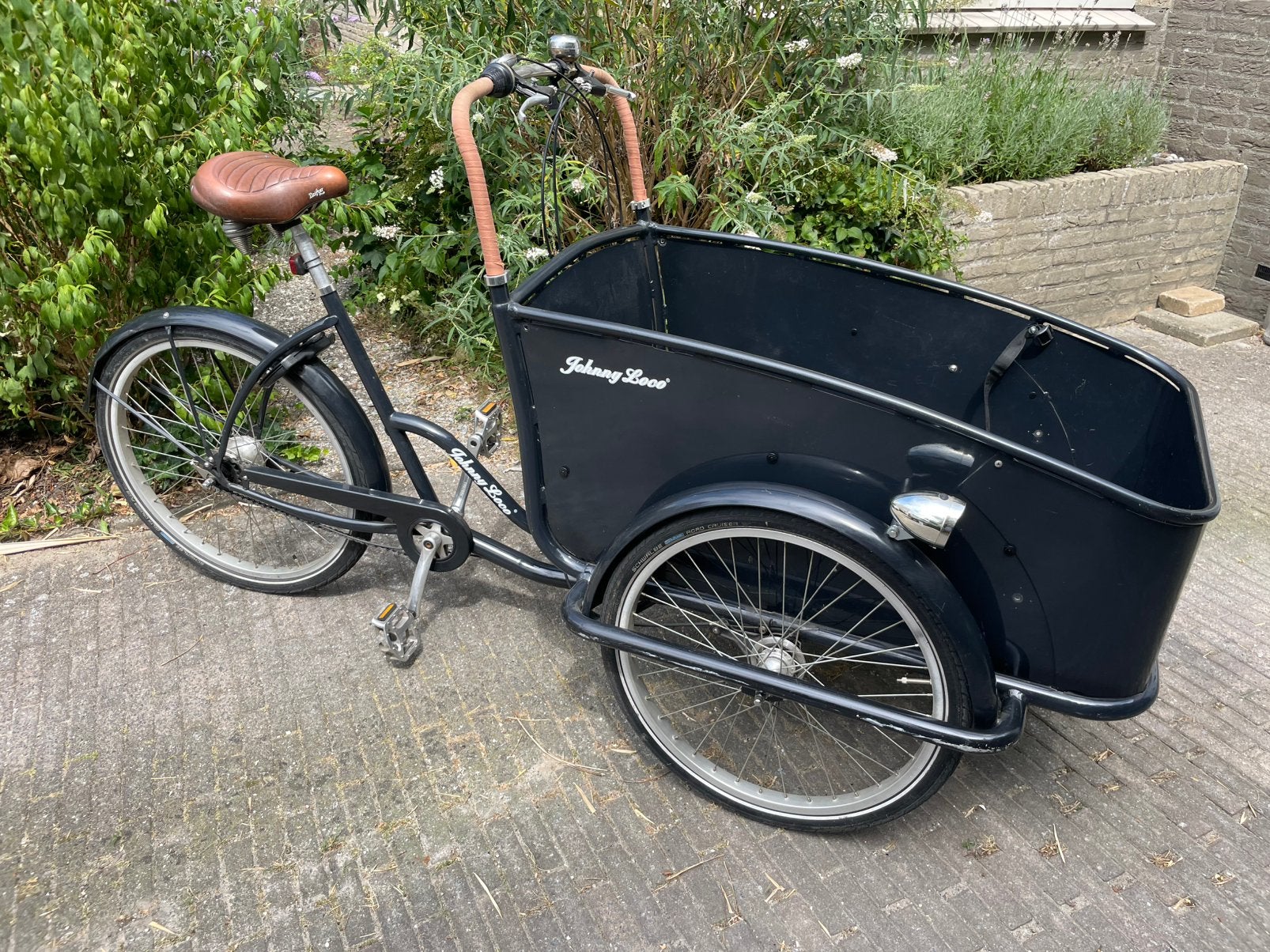 Bakfiets Johnny Loco, niet elektrisch, Fietsen en Brommers, Fietsen | Bakfietsen, Ophalen, Gebruikt, 2 kinderen, Johnny Loco