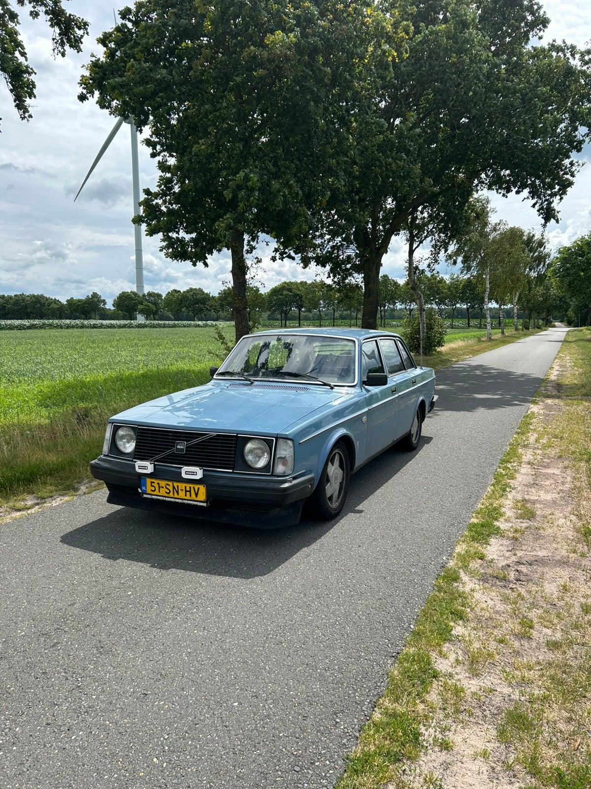 Volvo 244 turbo 270pk, 4 cilinders, Blauw, 102 pk, Handgeschakeld