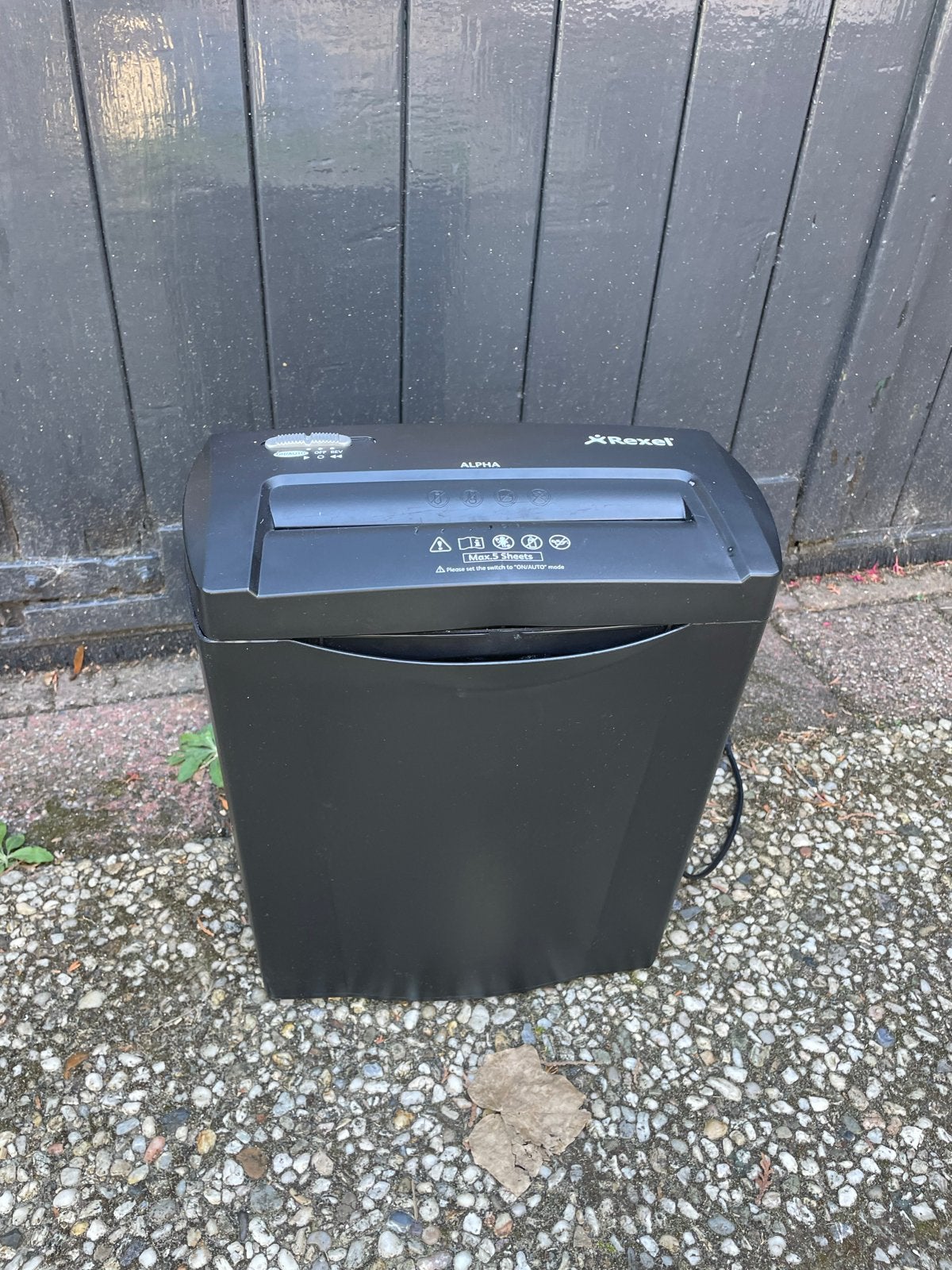 Rexel Alpha Confetti Cut Shredder, Ophalen of Verzenden, Gebruikt