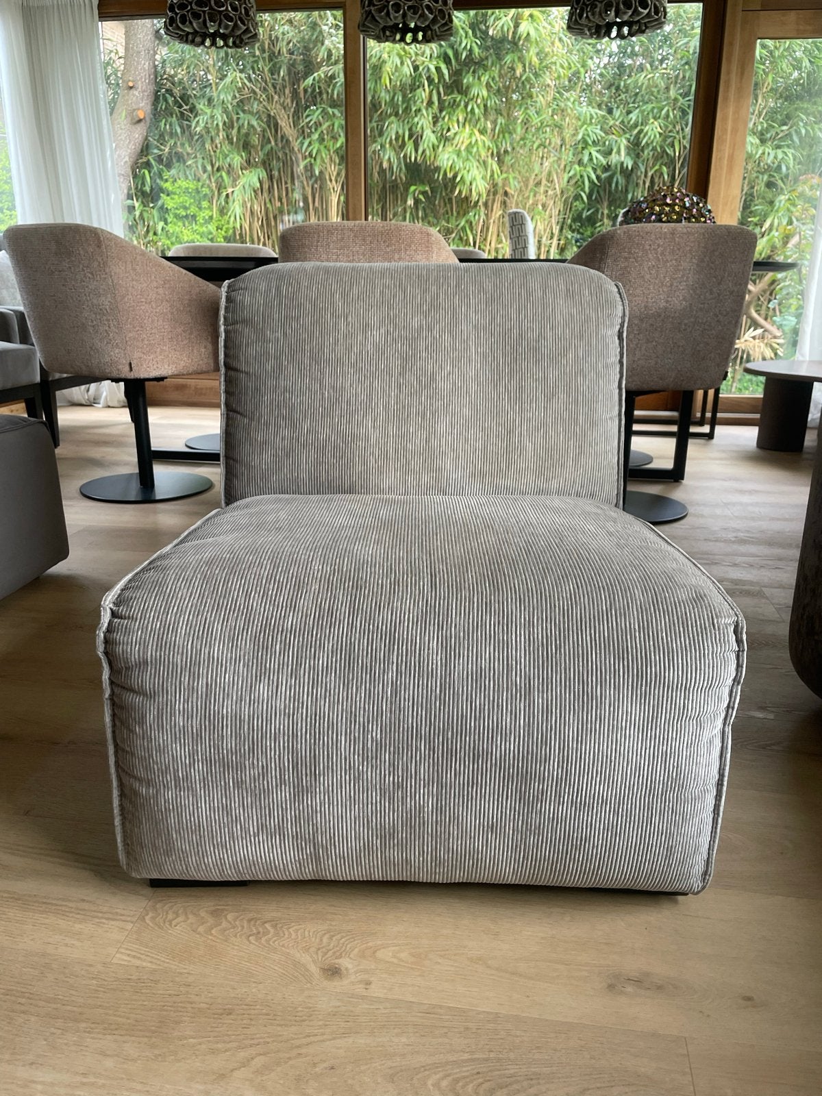 Keijser en Co 'The Grand' lounge fauteuil, Ophalen, 100 tot 125 cm, Zo goed als nieuw, 75 tot 100 cm