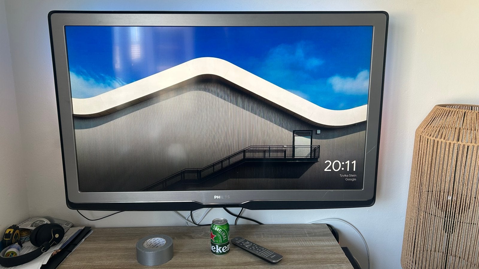 Philips 46” (116cm) Ambilight Full HD LCD TV met afstandbed., Ophalen, Philips, Gebruikt, LCD