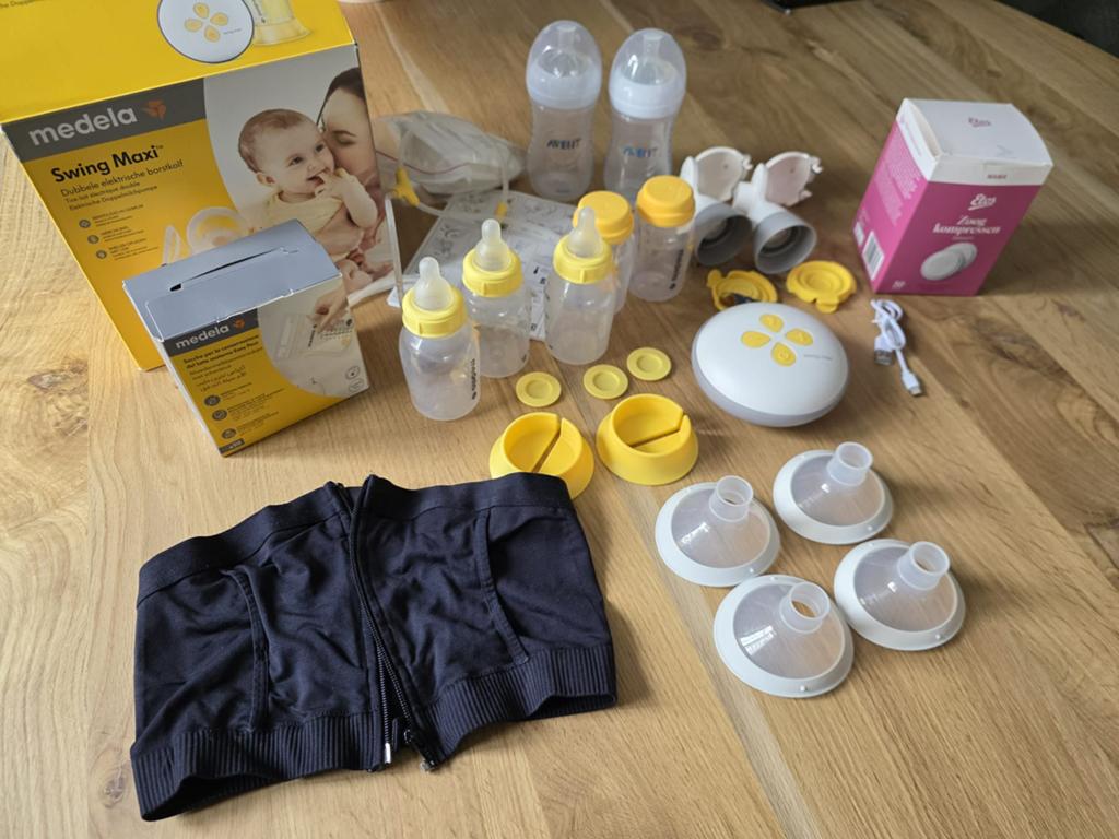 Medela Swing Maxi dubbele elektrische borstkolf, Ophalen of Verzenden, Gebruikt, Borstkolf