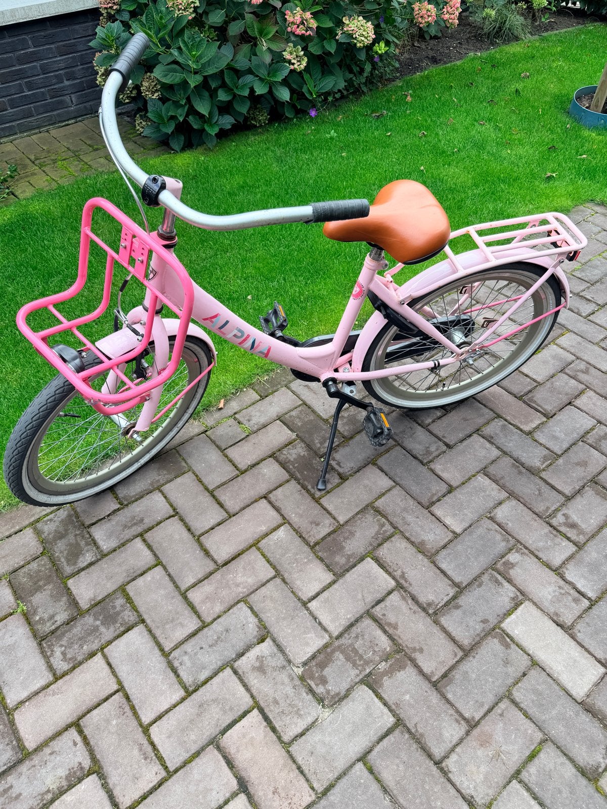 Meisjesfiets Alpina 22 inch, Fietsen en Brommers, Ophalen, Gebruikt, 22 inch
