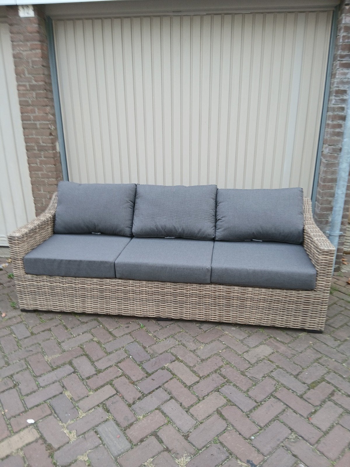 lounge sofa  lounge bank nieuw groot, Tuin en Terras, Ophalen of Verzenden, Nieuw, Bank