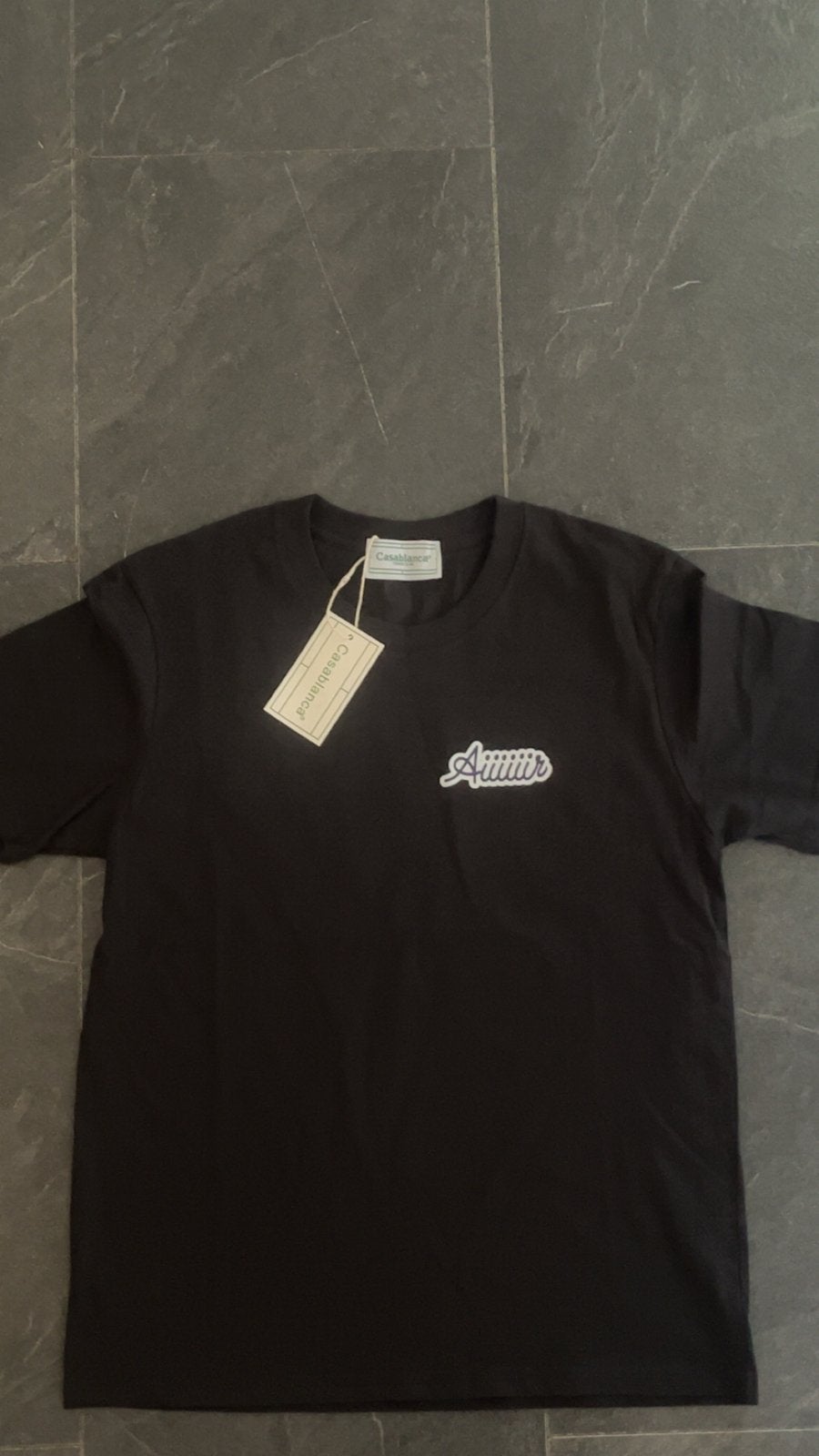 Casablanca Aiïïïr T-shirt Zwart Maat S Nieuw, Kleding | Heren, T-shirts, Ophalen, Nieuw, Maat 46 (S) of kleiner, Zwart