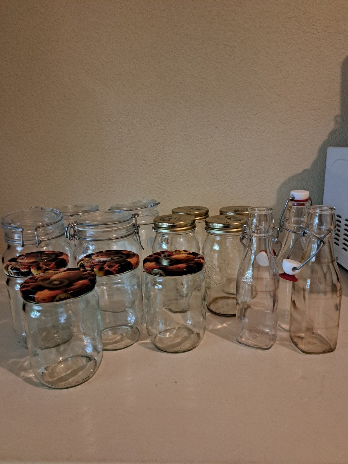 Weckpotten en jam potten, Ophalen, Nieuw, Glas, Overige stijlen