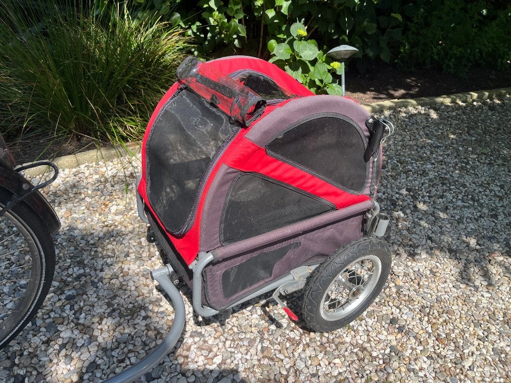 Hondenfietskar Doggyride, Fietsen en Brommers, Fietsaccessoires | Aanhangers en Karren, Ophalen, Gebruikt, Opvouwbaar, 20 tot 40 kg
