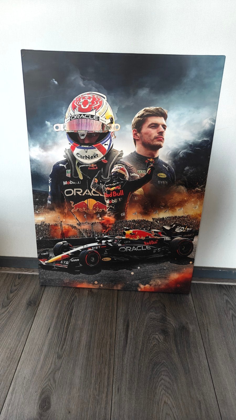 Max Verstappen Canvas - Nieuwstaat voor de Verzamelaar, Huis en Inrichting, Ophalen, 50 – 75, 50 tot 75 cm, Print