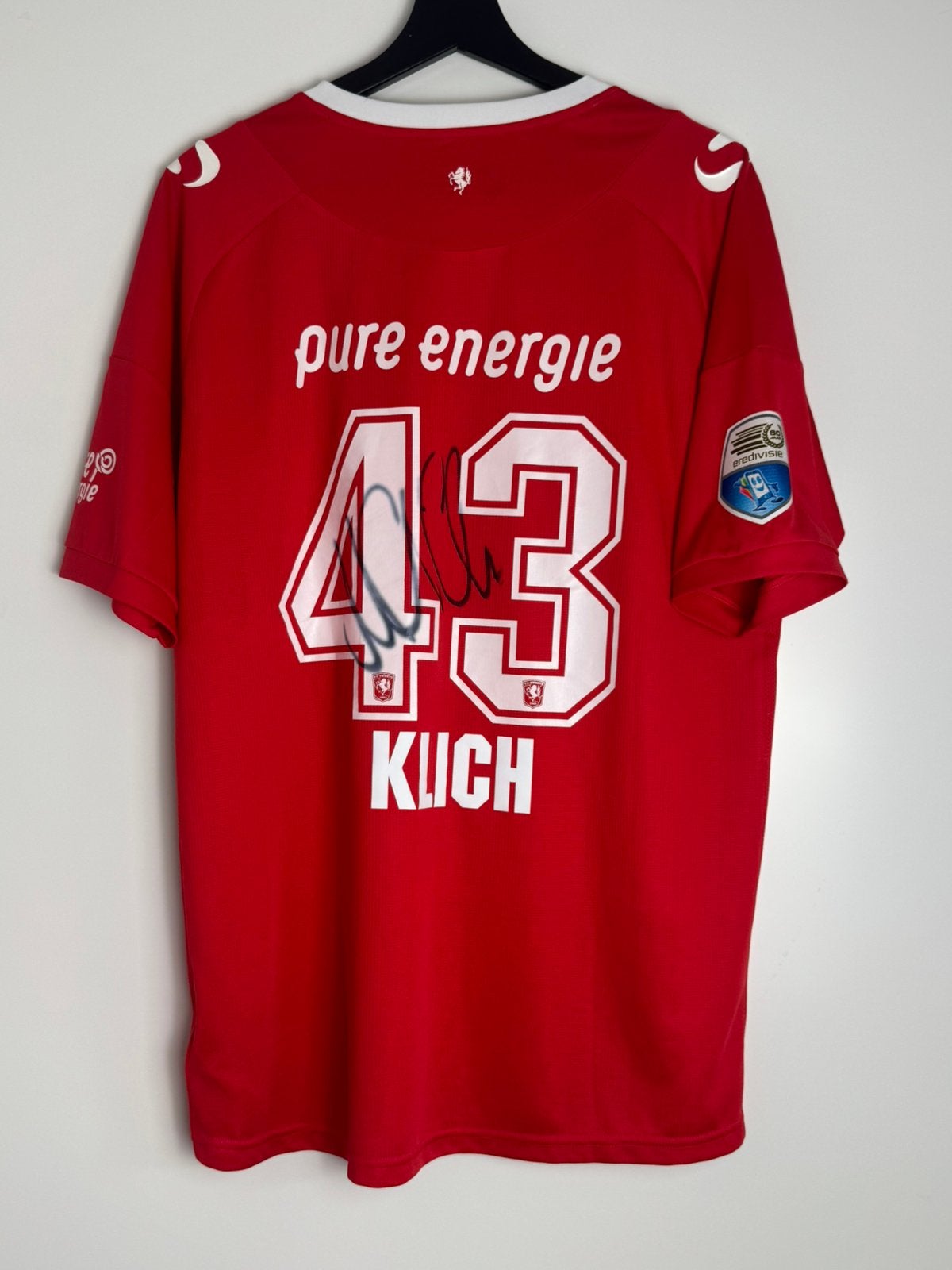FC Twente Matchworn Shirt - Mateusz Klich #43, Maat M, Ophalen of Verzenden, Zo goed als nieuw, Shirt