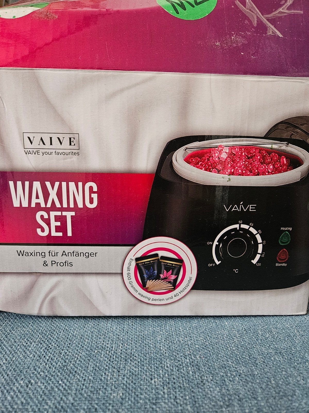 VAIVE Waxing Set - Ontharingsset voor Thuisgebruik, Ophalen of Verzenden, Gebruikt, Overige typen