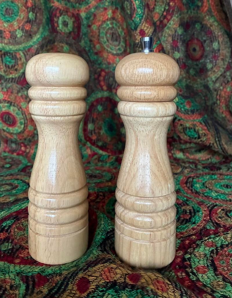 Stoha pepermolen en zoutstrooier, hout. 15,5cm. Nieuwe set, Huis en Inrichting, Keuken | Keukenbenodigdheden, Beige, Overige typen