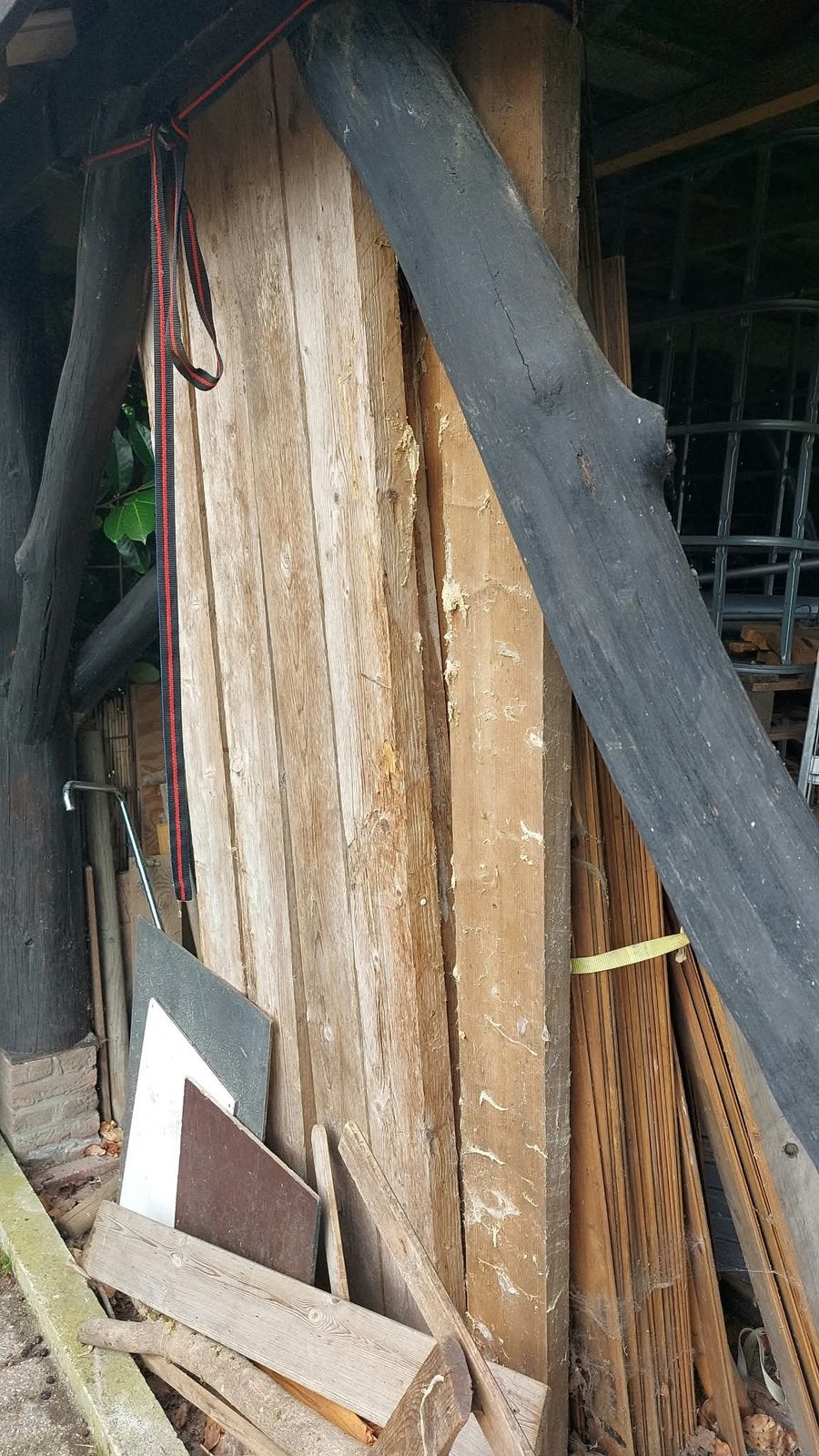 14 Houten balken Gratis, Ophalen, Gebruikt, Balk, Vuren