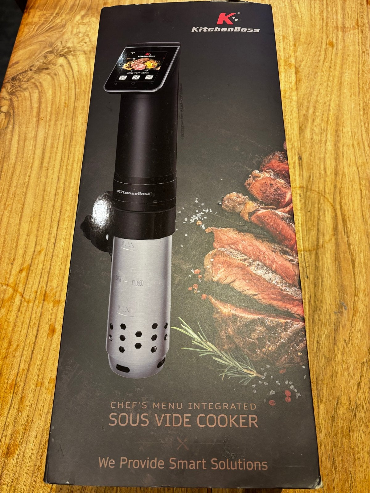 KitchenBoss G330 Sous Vide Cooker - ZGAN in doos, Ophalen of Verzenden, Zo goed als nieuw