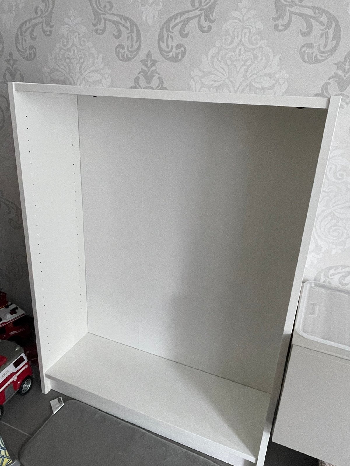 Nieuw! BILLY/OXBERG Boekenkast met deuren, wit, 80x30x106 cm, Ophalen, 100 tot 150 cm, Nieuw, 50 tot 100 cm