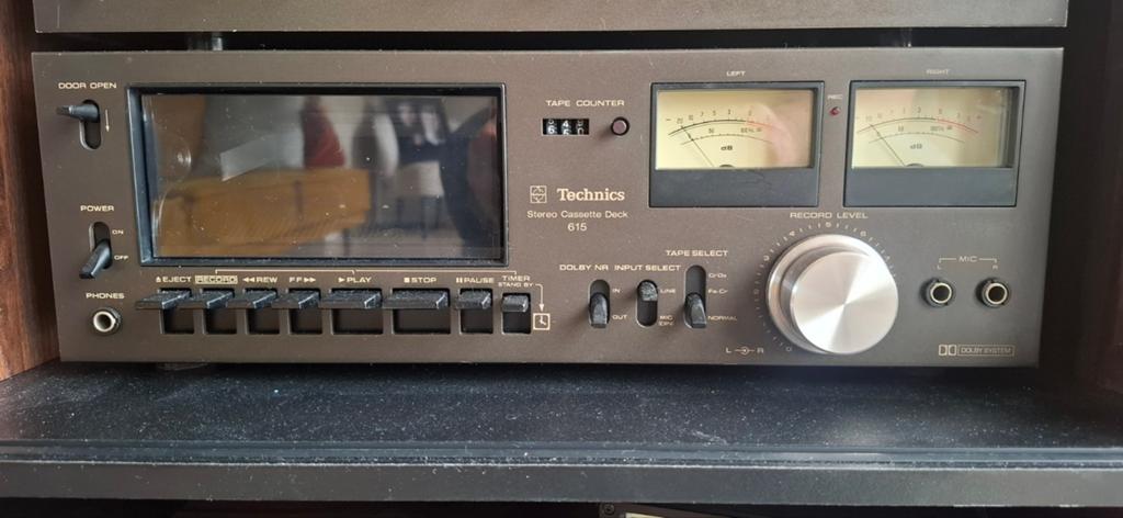 Technics Stereo Cassette Deck 615 - 100% in orde, Ophalen of Verzenden, Enkel, Tiptoetsen