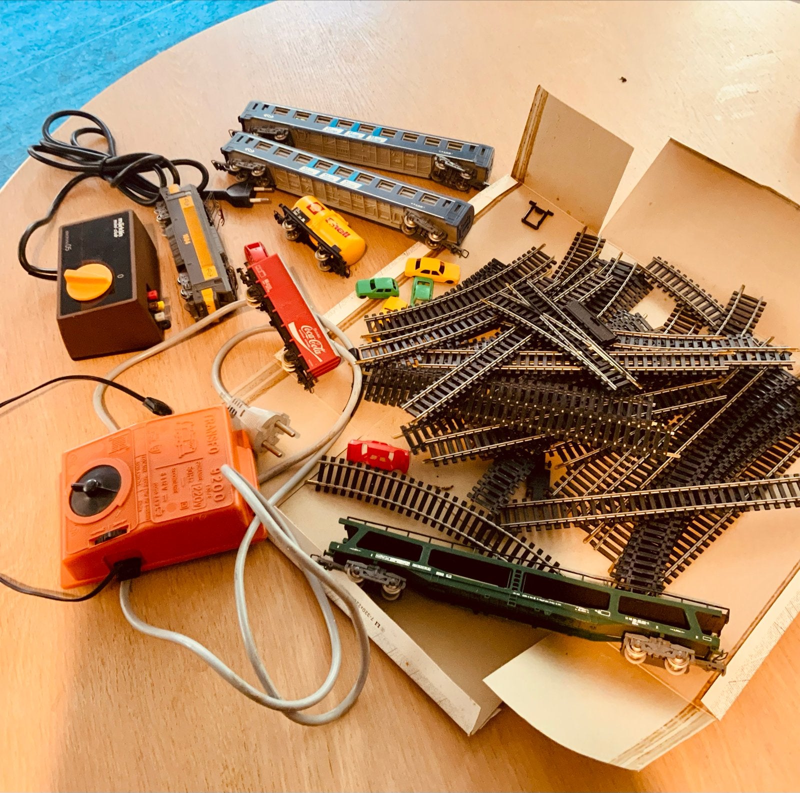 Vintage modelspoor H0/N: Treinen, rails & trafo's (Minitrix,, Overige merken, Gelijkstroom, Ophalen of Verzenden, Analoog