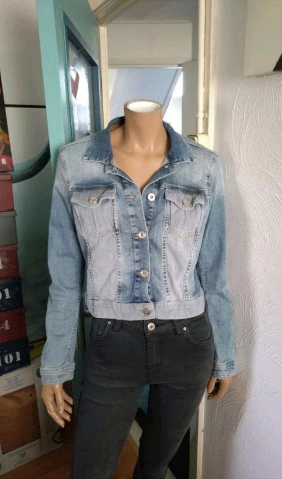 Leuk kort spijkerjasje van Tramontana maat S, Kleding | Dames, Blauw, Tramontana, Ophalen of Verzenden, Jasje
