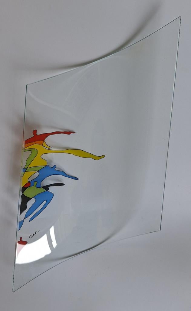 Mooie design schaal van kunstenares Corry Ammerlaan, Ophalen of Verzenden