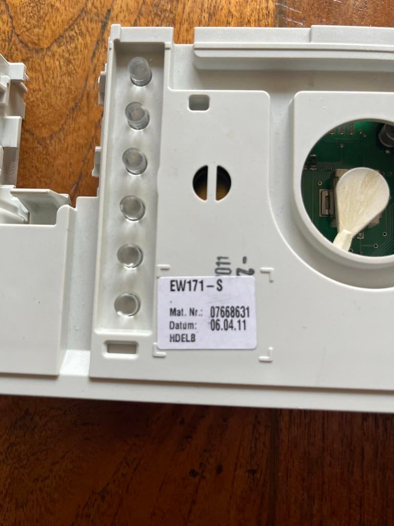 Miele EW171-S Bedieningspaneel - Mat. Nr. 07668631, Witgoed en Apparatuur, Onderdelen en Toebehoren, Gebruikt, Ophalen of Verzenden