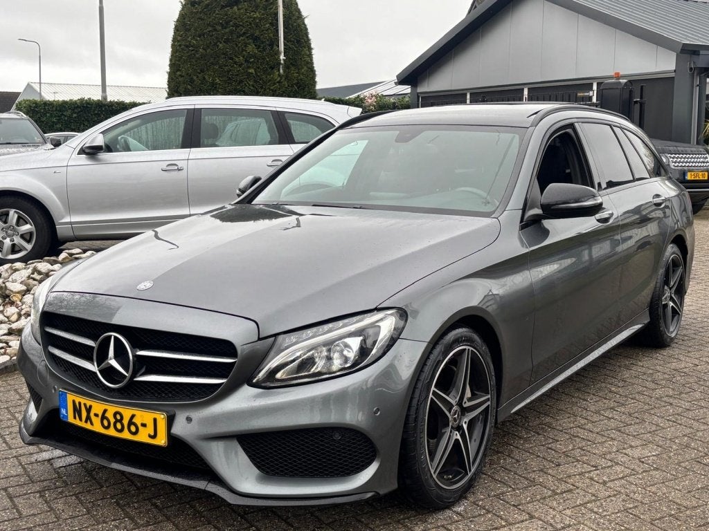 Mercedes-Benz C-Klasse Estate C180 Benzine 2017 AMG Sport Ed, Auto's, Mercedes-Benz, Automaat, Achterwielaandrijving, 4 cilinders