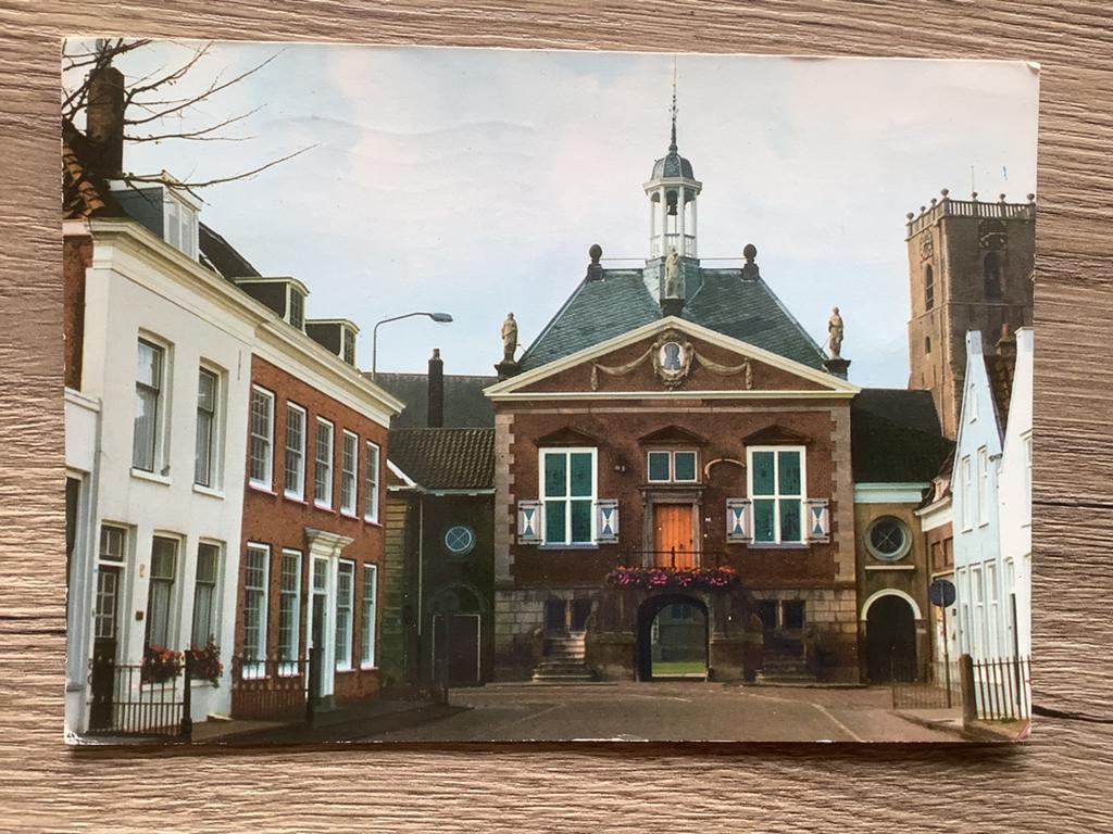 ansichtkaart Middelharnis, Ophalen of Verzenden, Gelopen