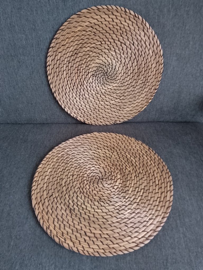 Twee rotan placemats, Huis en Inrichting, Ophalen of Verzenden, Zo goed als nieuw