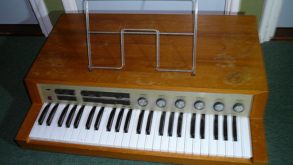 Philicorda orgel, Muziek en Instrumenten, Ophalen, Gebruikt, Minder dan 500 watt, Keyboardversterker