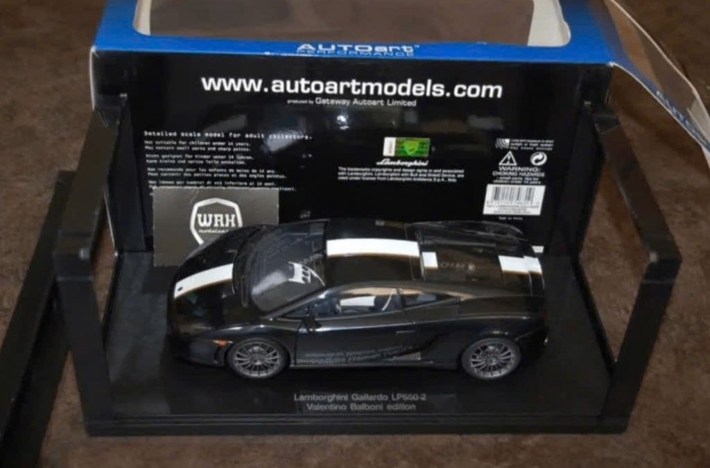 1:18 LAMBORGHINI GALLARDO BALBONI 74631 Autoart in doos WRH, Ophalen of Verzenden, Zo goed als nieuw, Auto, Autoart