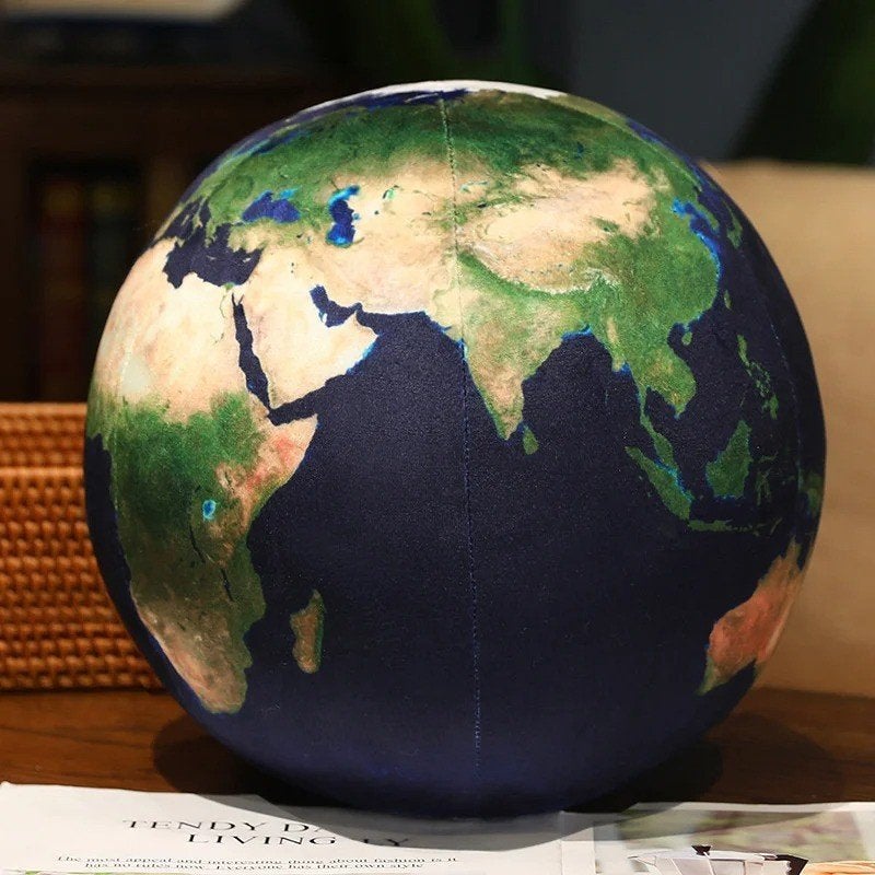 Planeten grote pluche knuffel Aarde (27cm)