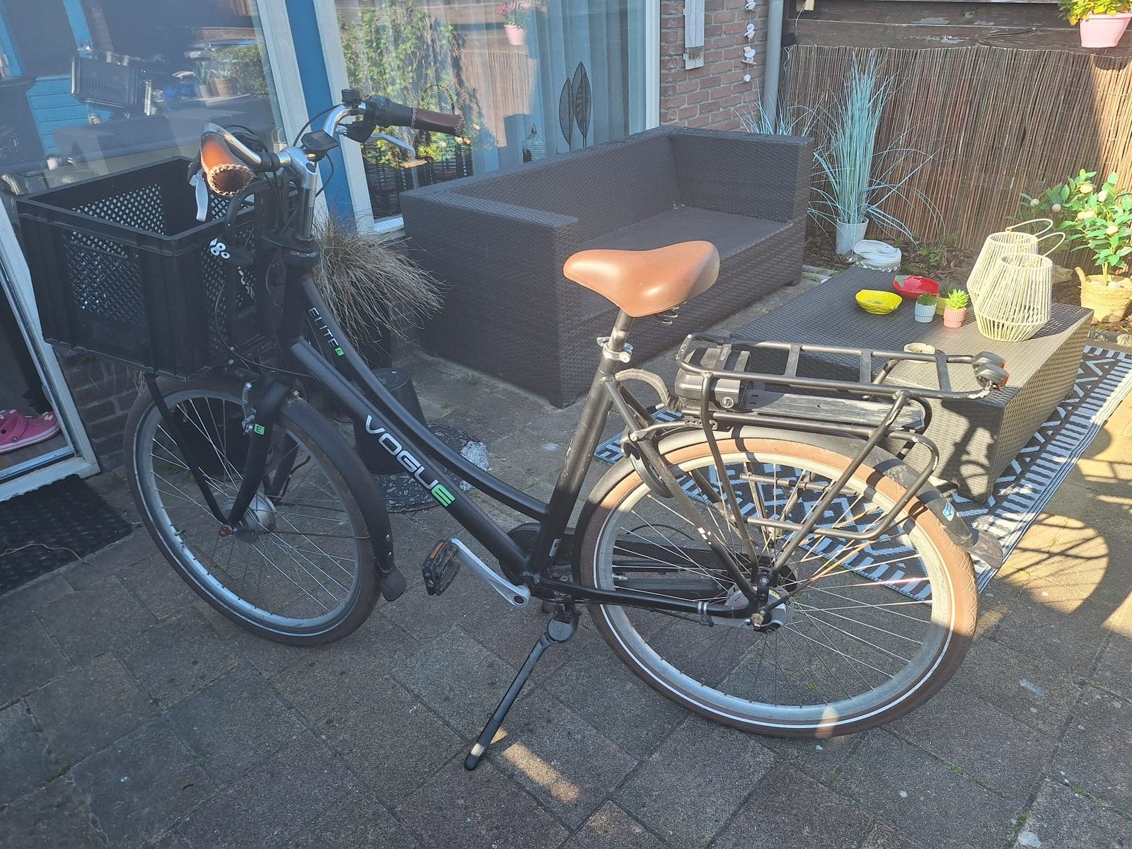 Dames fiets vogue ! Met defect, Fietsen en Brommers, Fietsen | Dames | Omafietsen, Gebruikt, 53 tot 56 cm, Handrem, Versnellingen