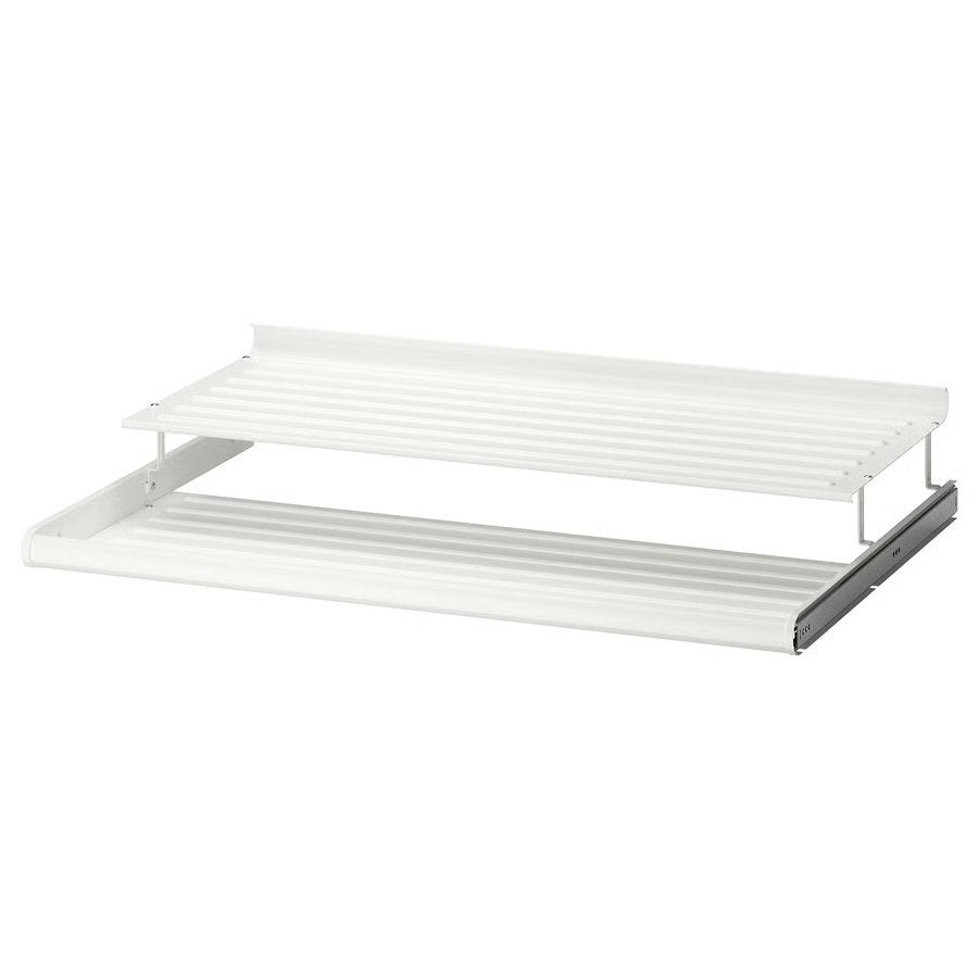 IKEA KOMPLEMENT Uittrekbaar schoenenrek, wit, 100x58 cm, Huis en Inrichting, Kasten | Schoenenrekken, Ophalen of Verzenden, Zo goed als nieuw