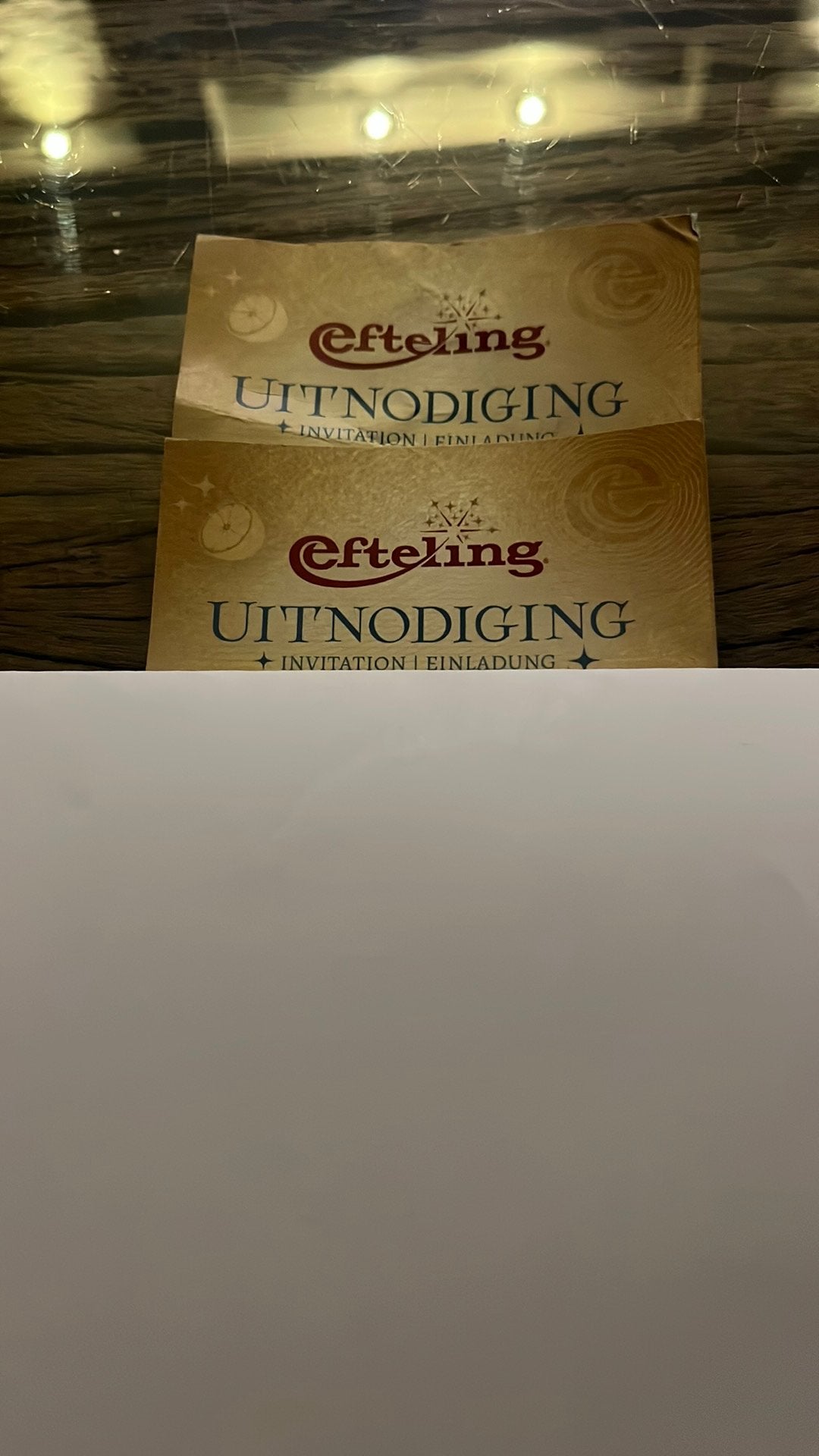 2 Efteling toegangs kaartjes te koop voor 80 euro, Twee personen