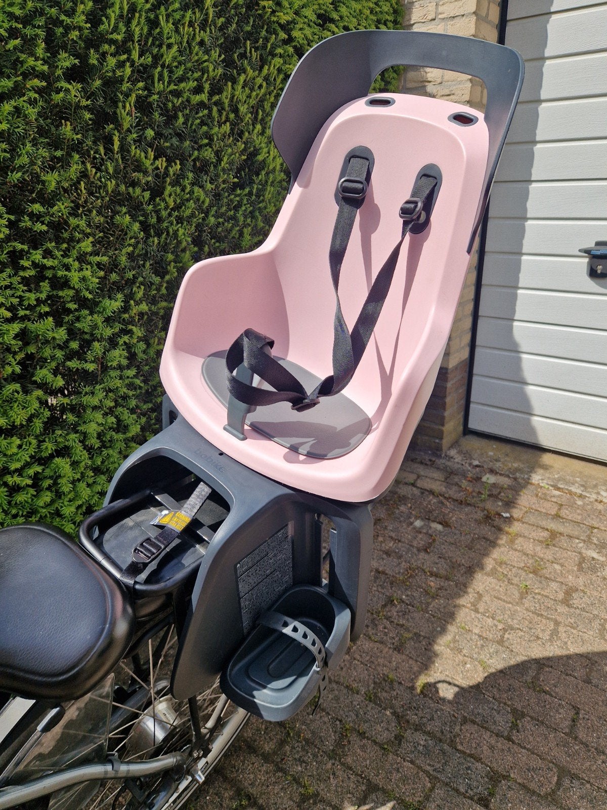 "NIEUW" Bobike Maxi Go carrier Cotton Candy Pink, Ophalen, Achterzitje, Voetsteuntjes, 9 t/m 18 kg