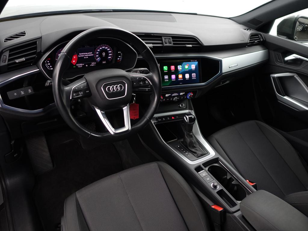 Audi Q3 Sportback 35 TFSI S Edition Aut- Xenon Led, Carplay,, Auto's, Stof, 4 cilinders, Met garantie (alle), 1505 kg