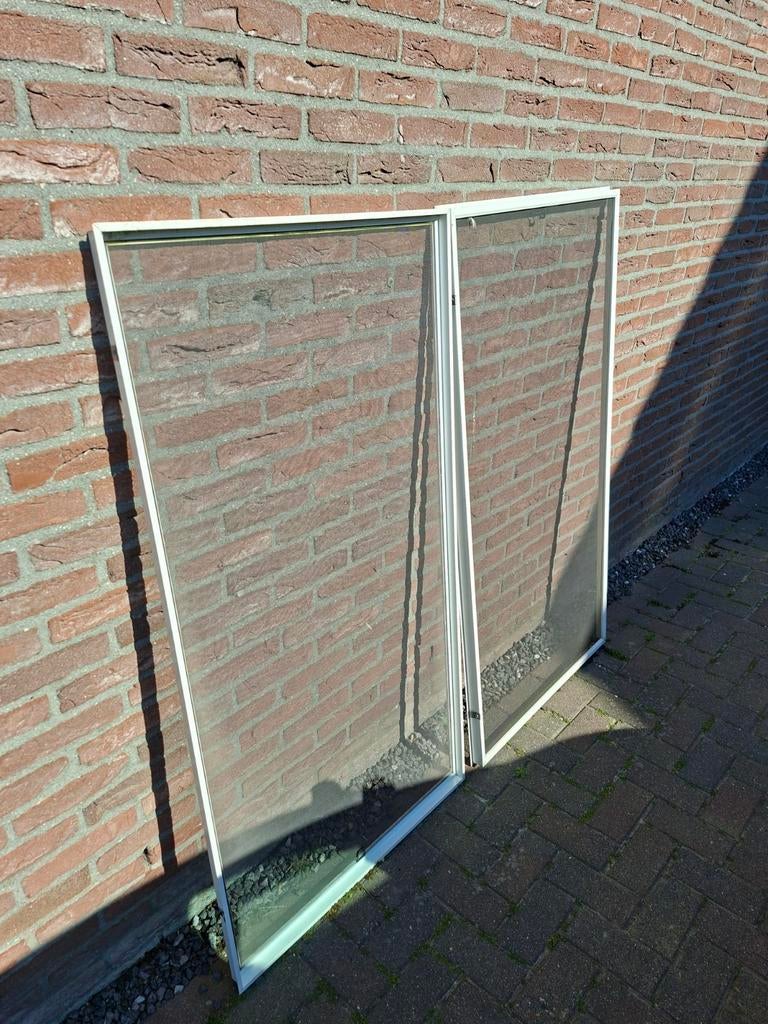 Voorzet horren draai kiepraam, Ophalen, Minder dan 80 cm, Dakraam